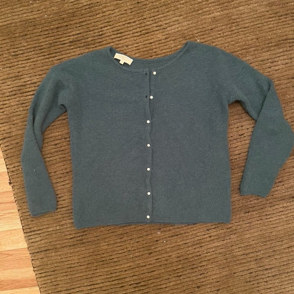 Sezane Gaspard Cardigan Sage size M